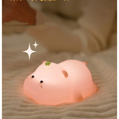 Hippo Silicone Night Light WEM Support (www.WEM.support)