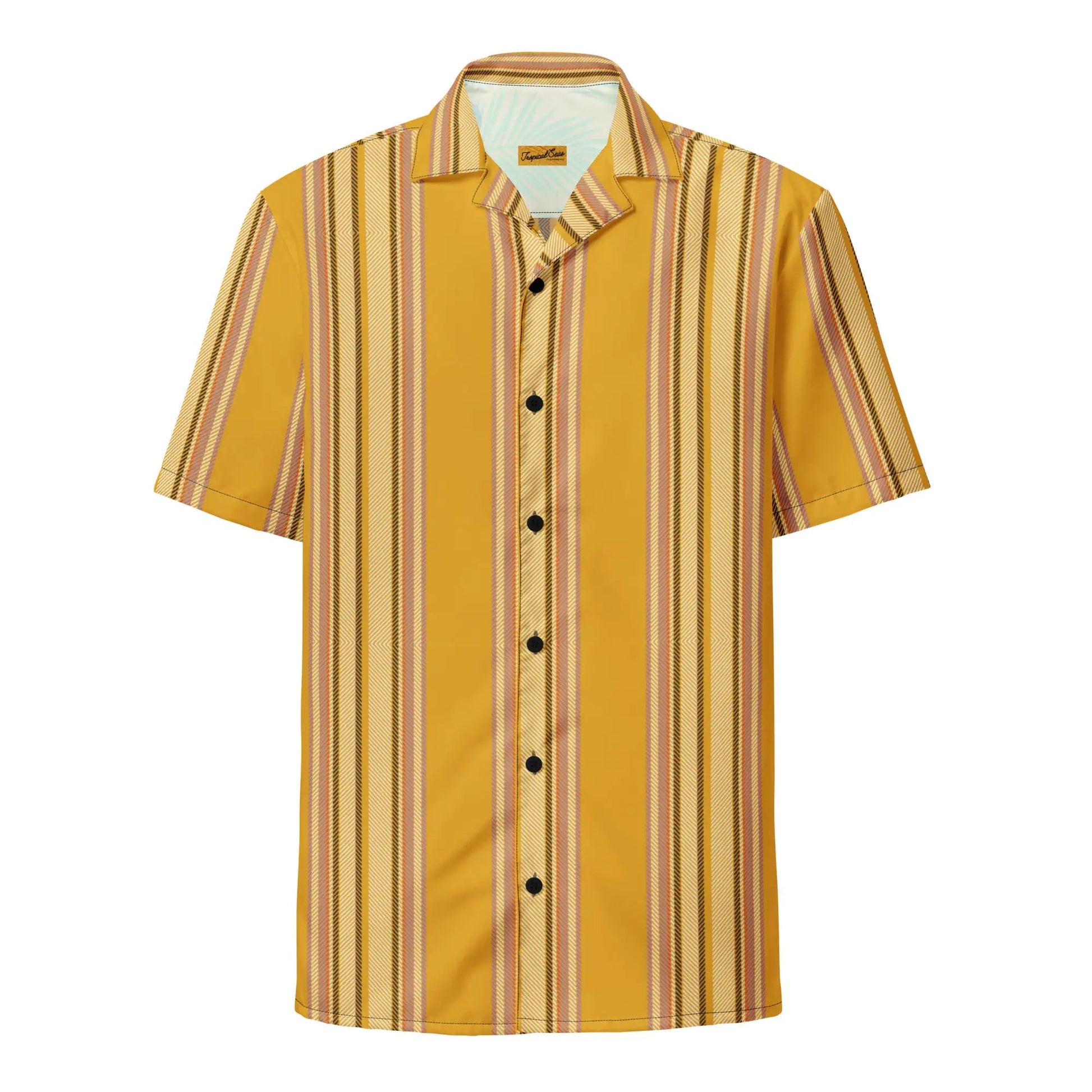 Golden Sands Retreat Performance Button Down Shirt - Brinks Island Collection WEM Support (www.WEM.support)
