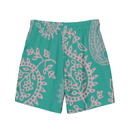 Men's Ancient Mediterranean Board Shorts WEM Support (www.WEM.support)
