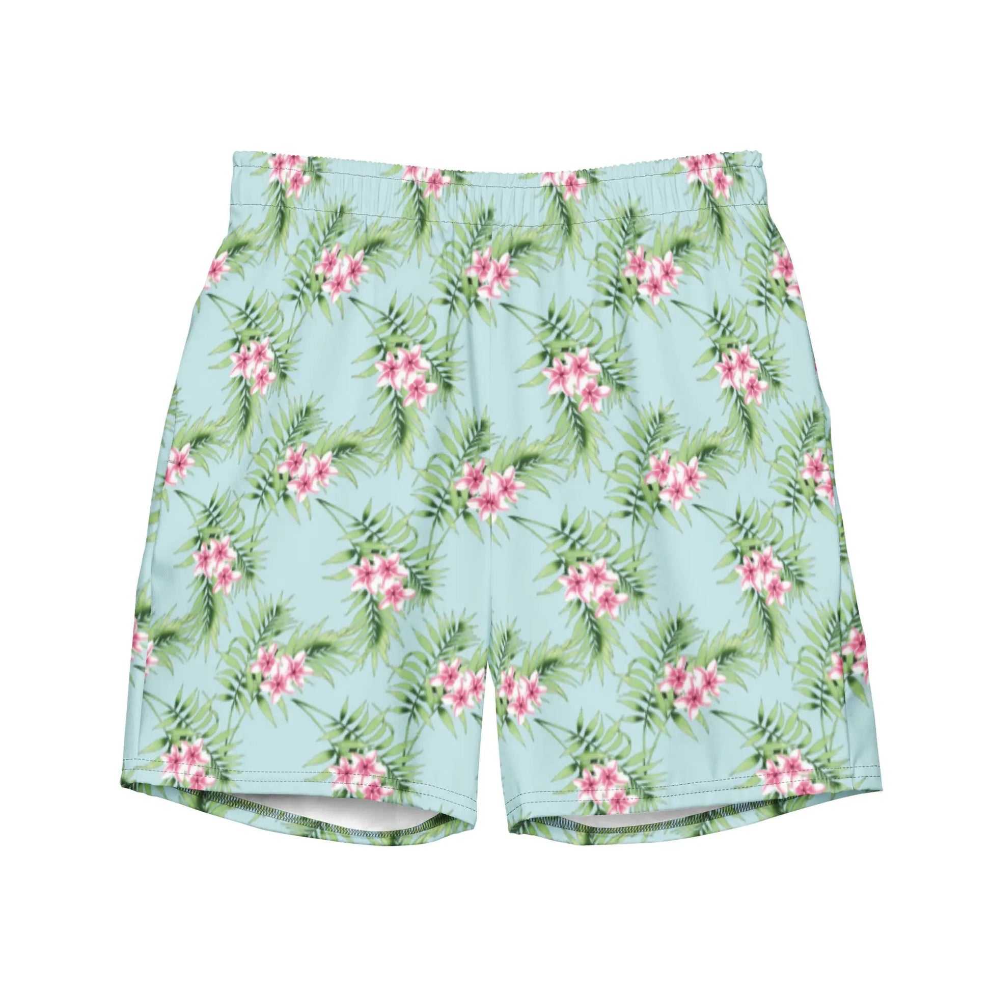 Men's Floral Island Board Shorts WEM Support (www.WEM.support)