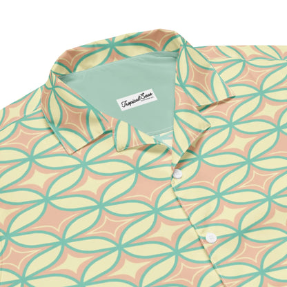 Tropic Shades Villa Hawaiian Shirt - Coastal Summer 2024 Collection WEM Support (www.WEM.support)