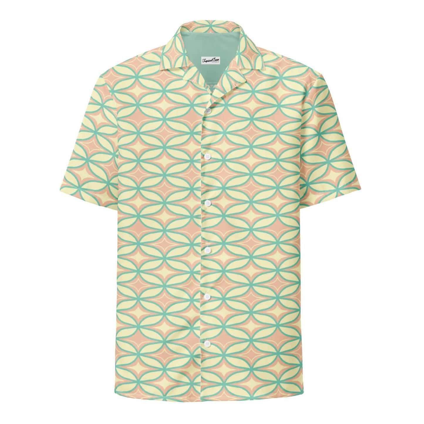 Tropic Shades Villa Hawaiian Shirt - Coastal Summer 2024 Collection WEM Support (www.WEM.support)