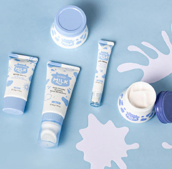 Milk Skin Care 5-piece Set Moisturizing Facial Care Suit WEM Support (www.WEM.support)