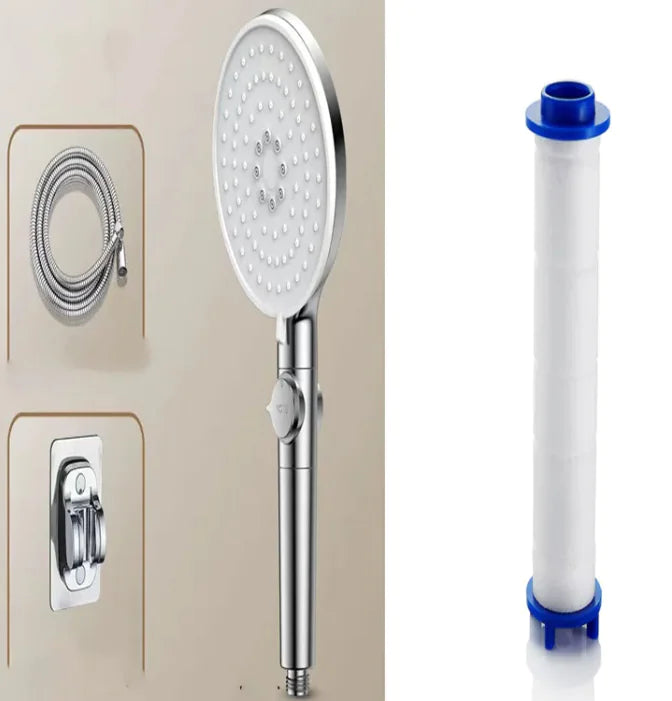 Hydro Boost 5-Speed Shower Head WEM Support (www.WEM.support)