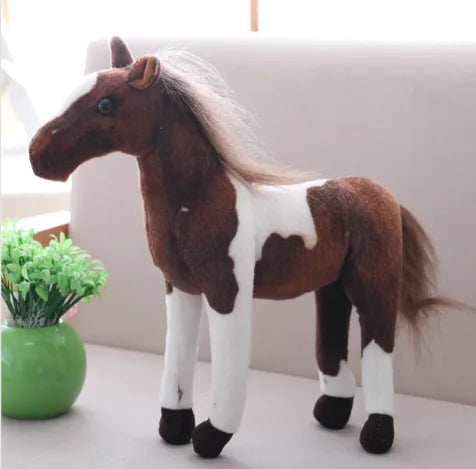 30-60cm Plush Zebra Toy – Realistic Simulation Horse Stuffed Animal WEM Support (www.WEM.support)