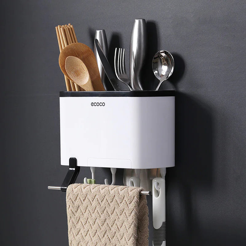Household Knife Holder Integrated Storage Box WEM Support (www.WEM.support)