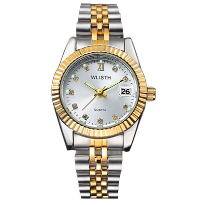 Women's Waterproof Gold-Tone Watch WEM Support (www.WEM.support)