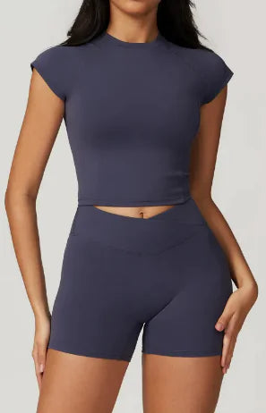 High-Performance Flying Sleeve Fitness T-Shirt – Short-Sleeve Sportswear WEM Support (www.WEM.support)