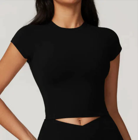 High-Performance Flying Sleeve Fitness T-Shirt – Short-Sleeve Sportswear WEM Support (www.WEM.support)