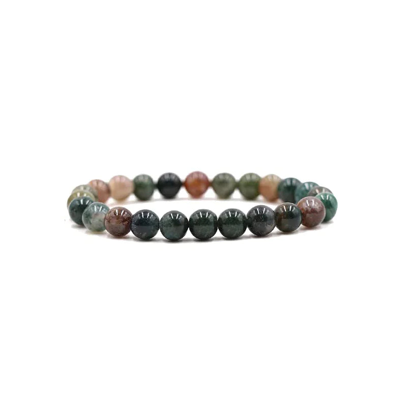 Tiger Eye & Agate Beaded Stretch Bracelet WEM Support (www.WEM.support)