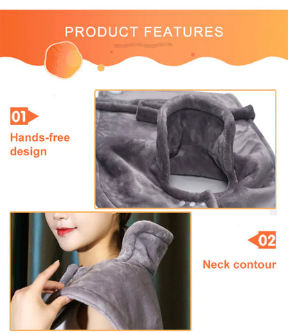 Heating Shawl for Upper Body Insulation WEM Support (www.WEM.support)