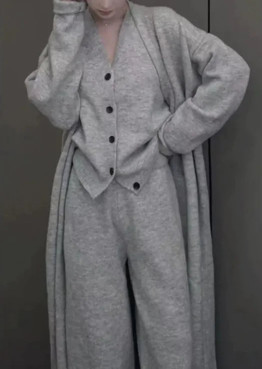 Elegant Knitwear Three-Piece Set WEM Support (www.WEM.support)