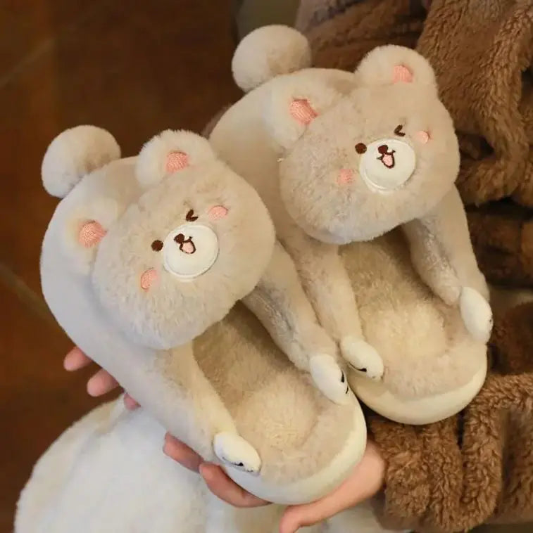 Female Winter Household Indoor Cotton Slippers WEM Support (www.WEM.support)