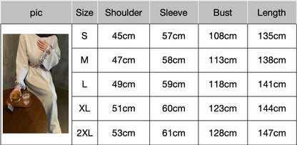 Linen Embroidered Band Lining Dress WEM Support (www.WEM.support)