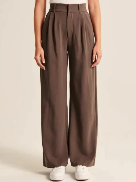 High Waist Straight Trousers WEM Support (www.WEM.support)