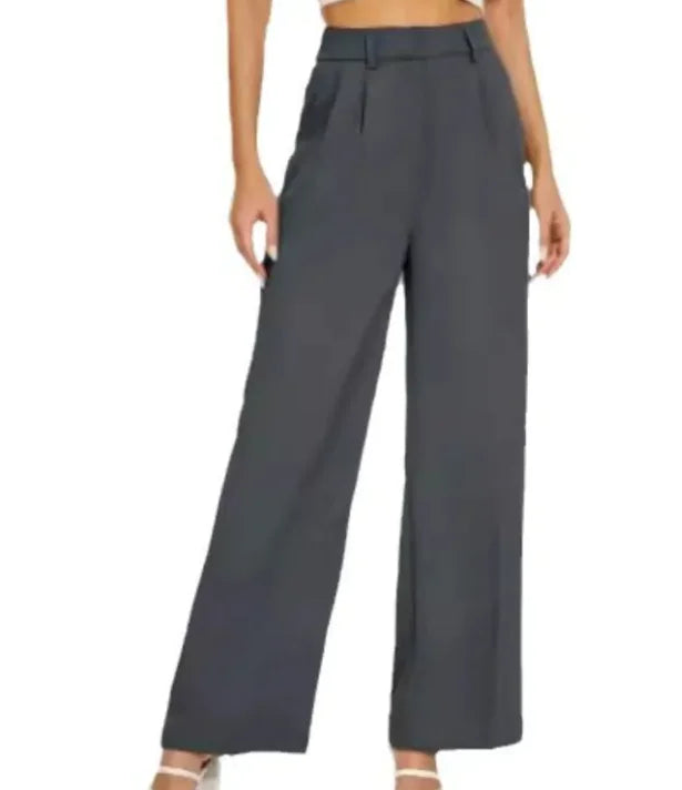High Waist Straight Trousers WEM Support (www.WEM.support)