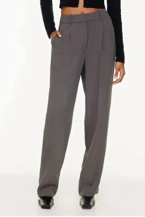 High Waist Straight Trousers WEM Support (www.WEM.support)