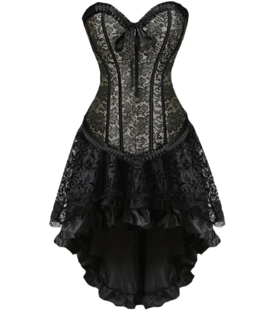 Body-Shaping Two-Piece Court Dress with Adjustable Fit WEM Support (www.WEM.support)