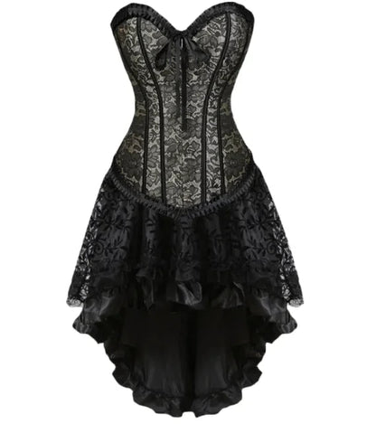 Body-Shaping Two-Piece Court Dress with Adjustable Fit WEM Support (www.WEM.support)