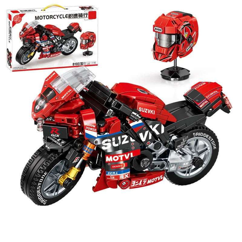 Motorcycle Model Educational Toy WEM Support (www.WEM.support)