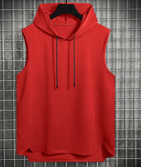 Men's Hong Kong Style Casual Hoodie Vest WEM Support (www.WEM.support)