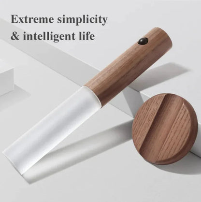 Magnetic Wood Wireless Night Light WEM Support (www.WEM.support)