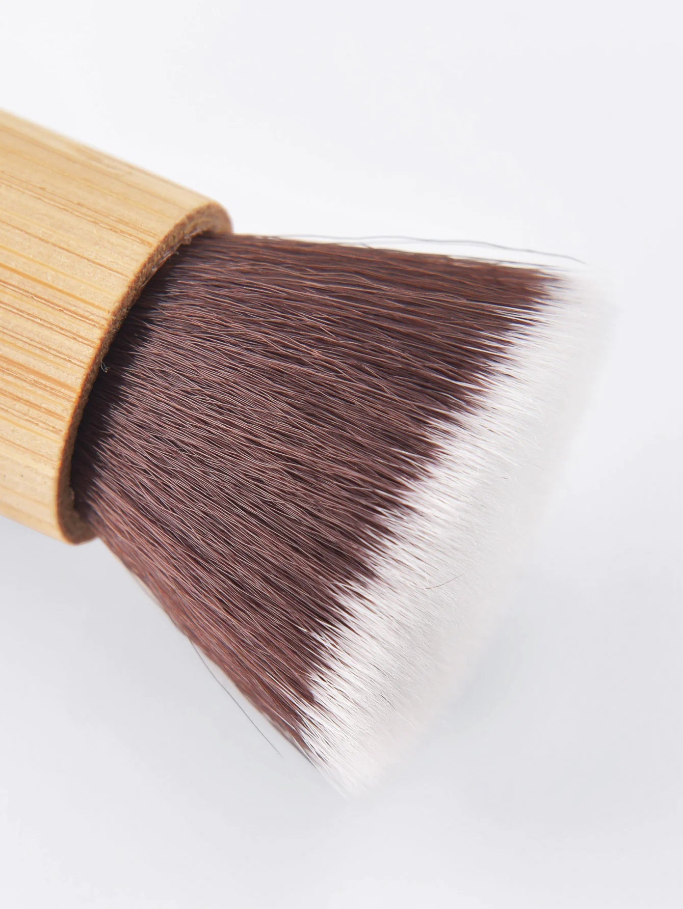 Women's Bamboo Handle Flat Makeup Brush WEM Support (www.WEM.support)