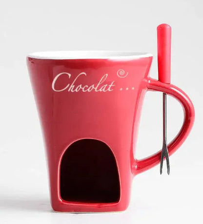Chocolate Cheese Fondue Mug WEM Support (www.WEM.support)