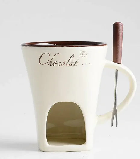 Chocolate Cheese Fondue Mug WEM Support (www.WEM.support)