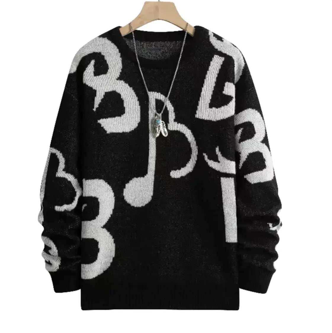 Jacquard Thickened Bottoming Shirt Thermal Sweater WEM Support (www.WEM.support)