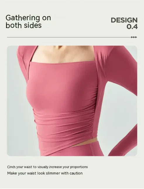 Long Sleeve Yoga Tee WEM Support (www.WEM.support)