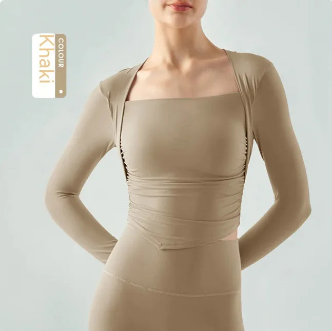 Long Sleeve Yoga Tee WEM Support (www.WEM.support)