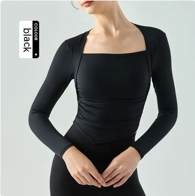 Long Sleeve Yoga Tee WEM Support (www.WEM.support)