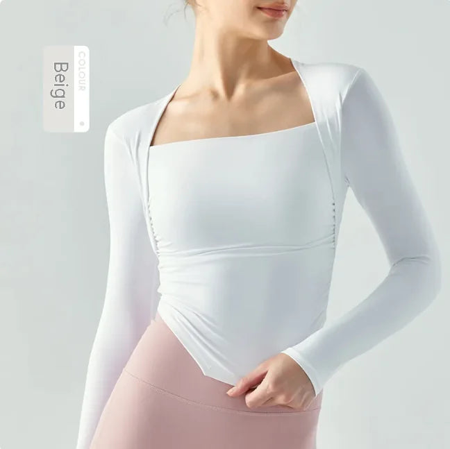 Long Sleeve Yoga Tee WEM Support (www.WEM.support)