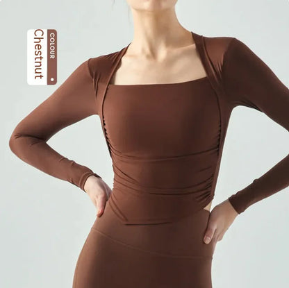 Long Sleeve Yoga Tee WEM Support (www.WEM.support)