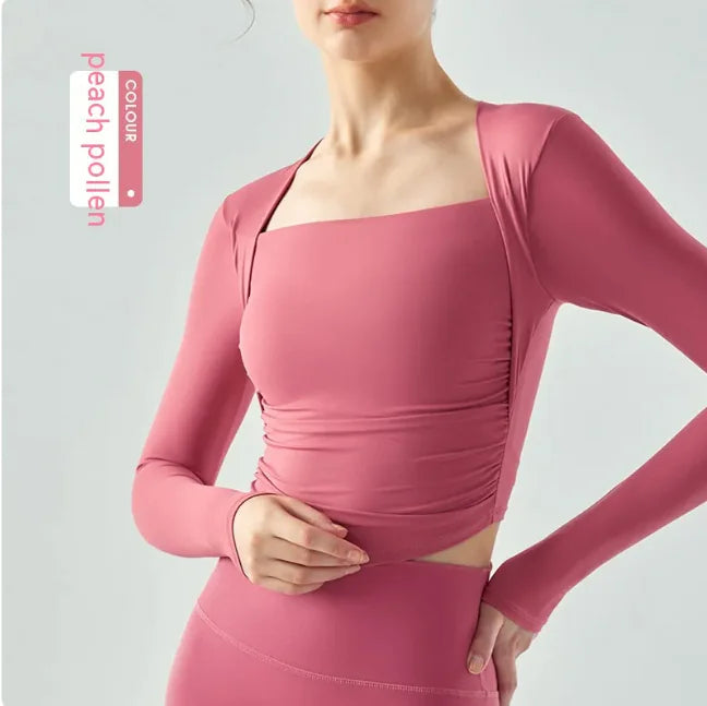 Long Sleeve Yoga Tee WEM Support (www.WEM.support)