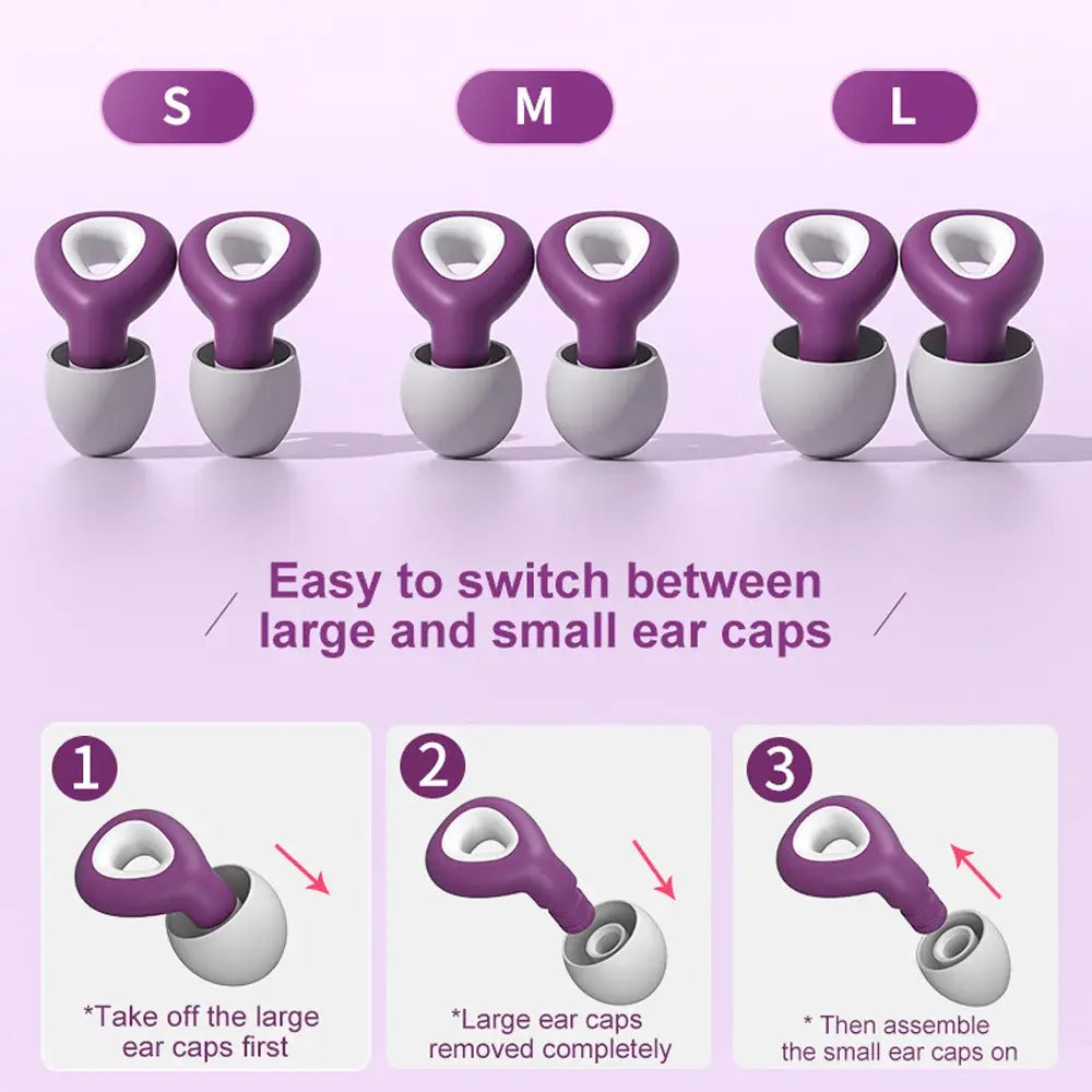 1 Set Ear Plugs for Sleeping WEM Support (www.WEM.support)