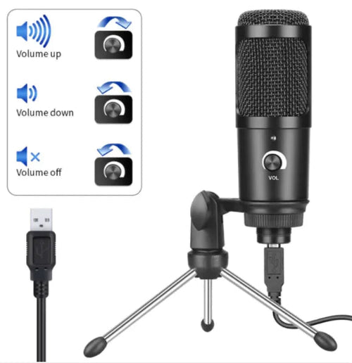 USB Microphone for laptop and Computers for Recording WEM Support (www.WEM.support)