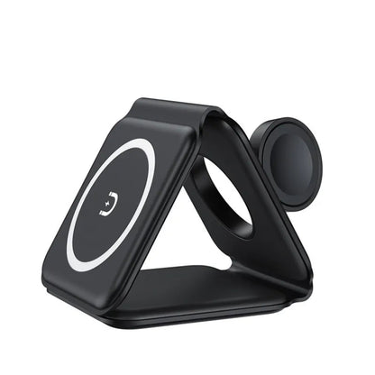 3 In 1 Magnetic Wireless Charging Folding Mobile Phone Holder WEM Support (www.WEM.support)
