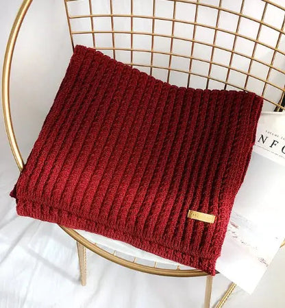 Knitted Scarf WEM Support (www.WEM.support)