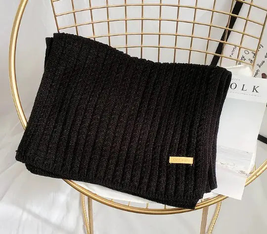 Knitted Scarf WEM Support (www.WEM.support)