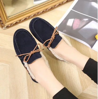 Winter Casual Plush Flat Shoes WEM Support (www.WEM.support)