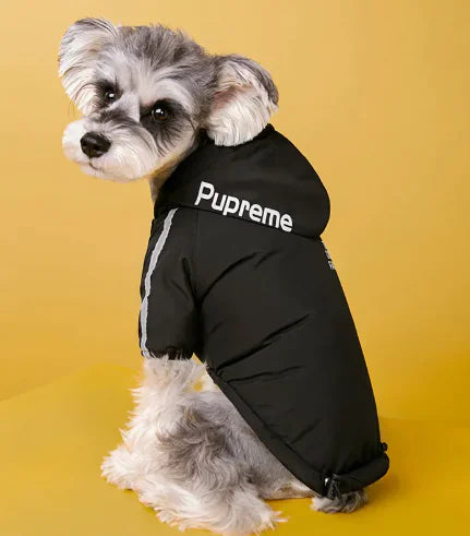 Winter Dog Jacket with Plus Velvet Lining WEM Support (www.WEM.support)