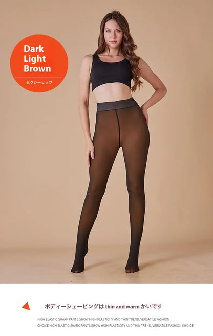 Sheer Fleece-Lined Leggings WEM Support (www.WEM.support)