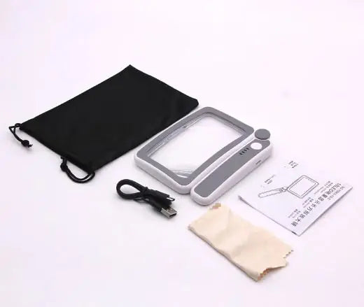 Magnifying Glass with LED Lights WEM Support (www.WEM.support)