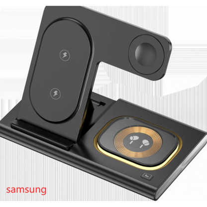 Fashion Folding Four-in-one Wireless Charger WEM Support (www.WEM.support)