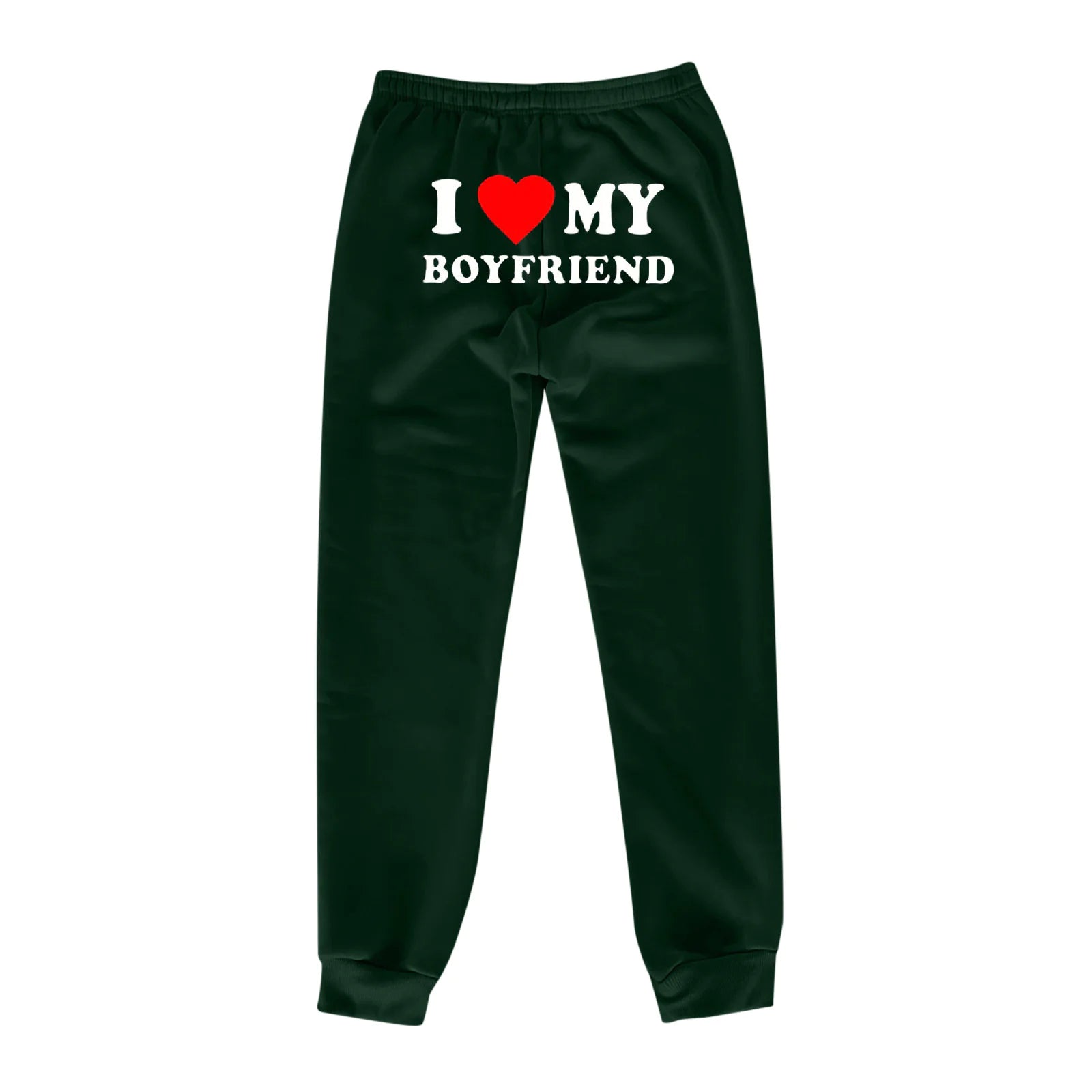 I Love MY BOYFRIEND Printed Trousers WEM Support (www.WEM.support)