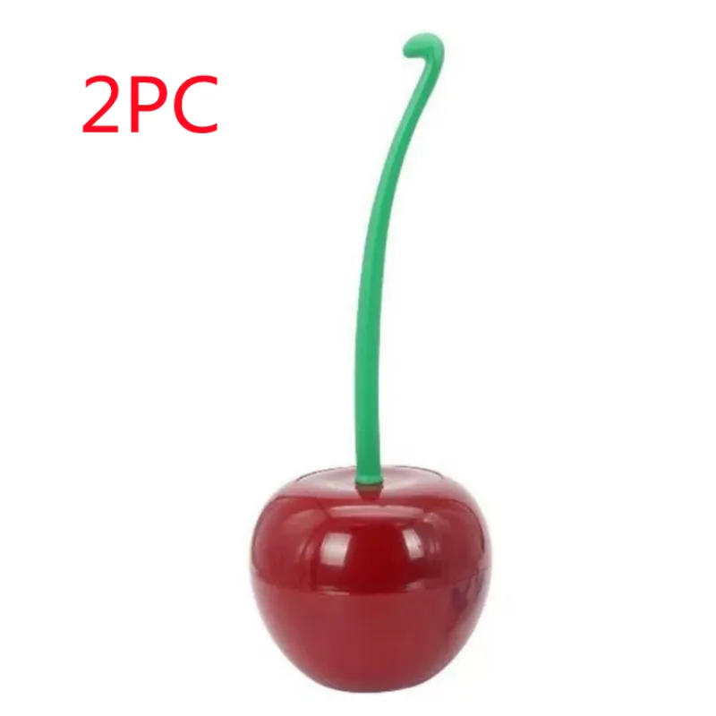Cherry Shape Plastic Toilet Brush Set WEM Support (www.WEM.support)