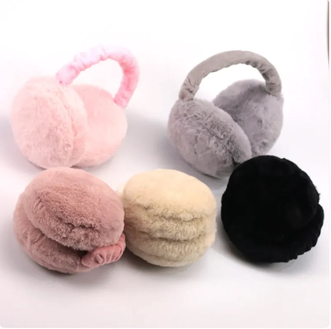 Cute Burger Plush Earmuffs WEM Support (www.WEM.support)