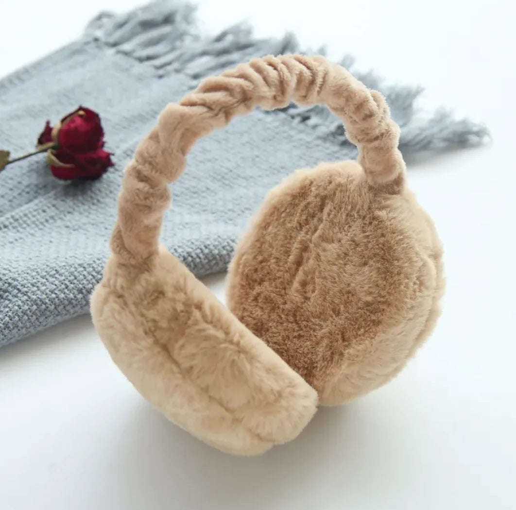 Cute Burger Plush Earmuffs WEM Support (www.WEM.support)